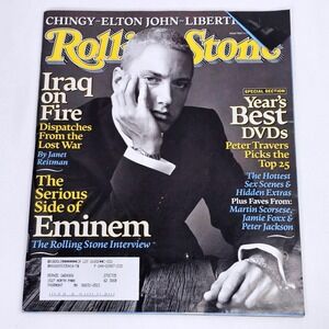 Rolling Stone Magazine Issue 962 Eminem Cover Nov 2004 Iraq on Fire Rap History